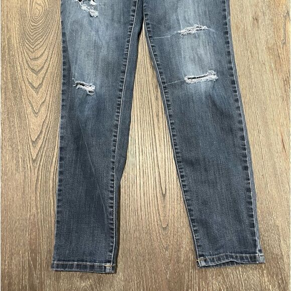 Jessica Simpson Skinny Jeans Kiss Me Jegging Distressed Medium Wash Size 33 - Picture 6 of 11